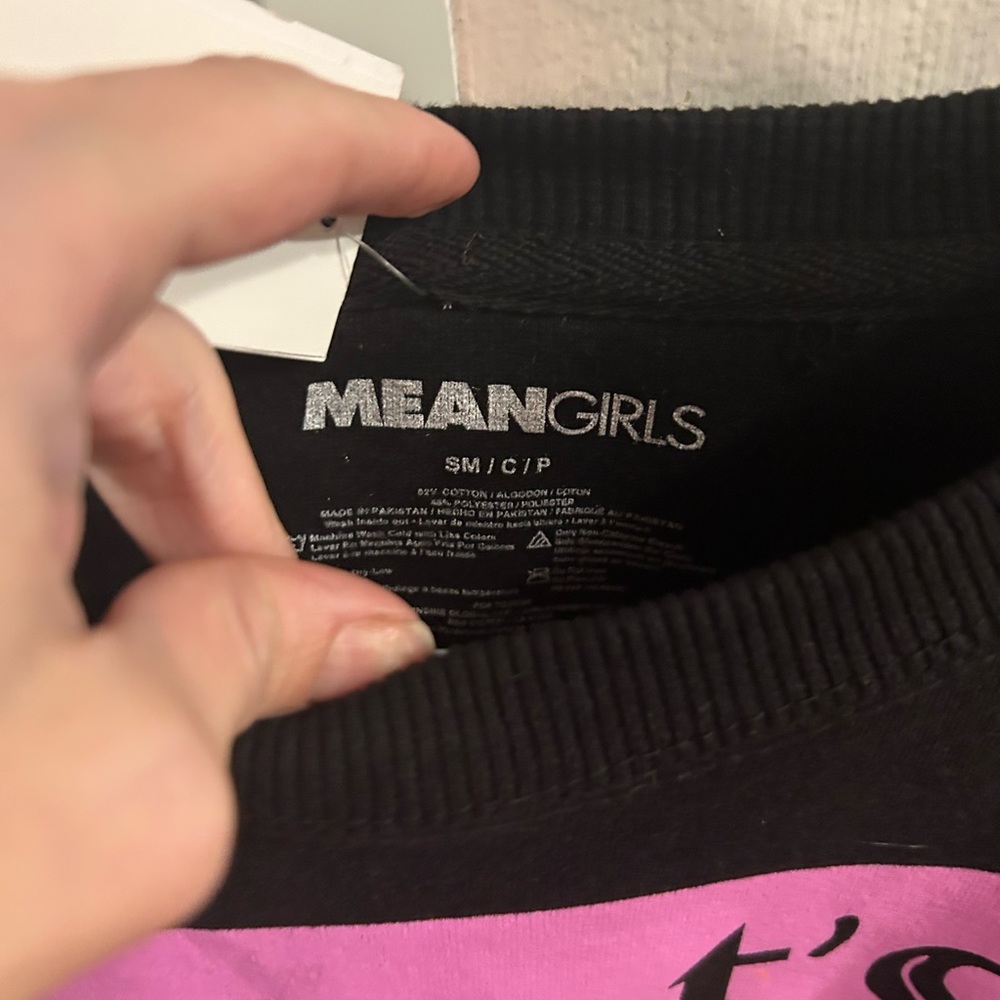 Mean Girls Black and Pink Sweatshirt